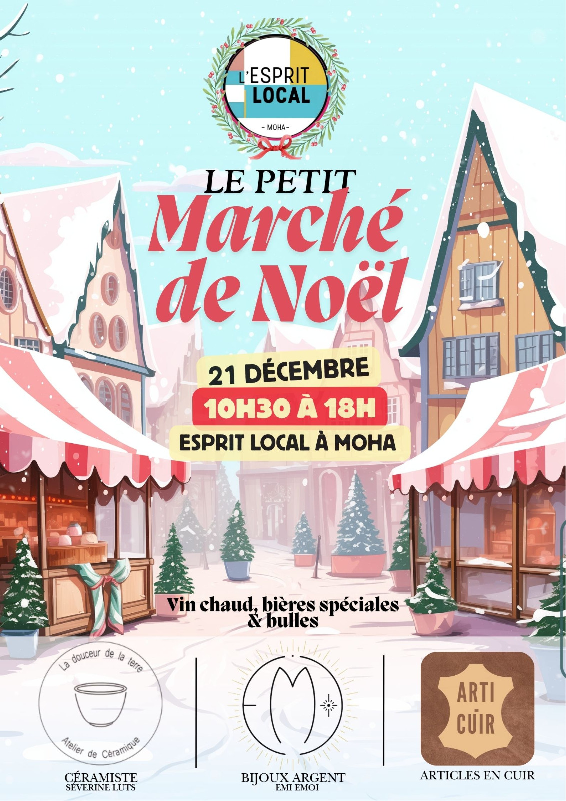 Affiche Marché de Noël