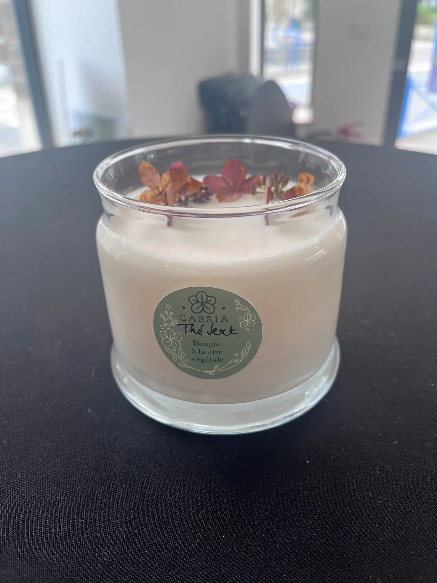 Bougie Cassia parfum thé vert