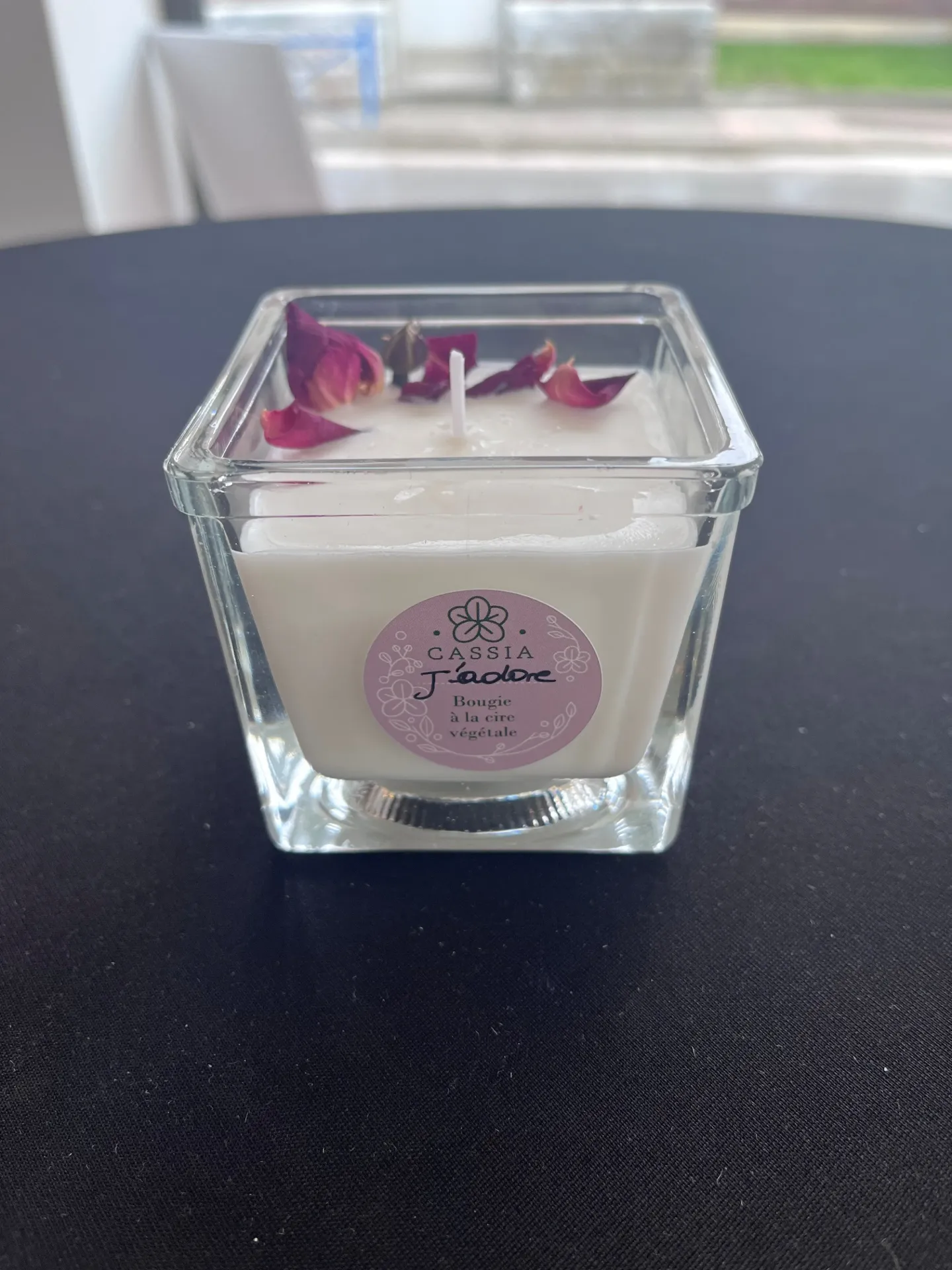 Bougie Cassia parfum j'adore