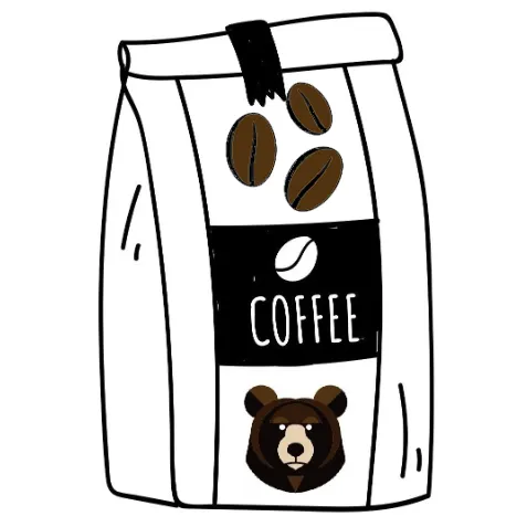 Café MOKKA en grains - 500gr